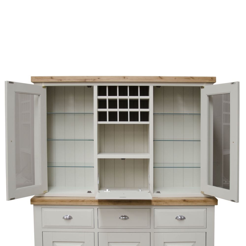 Product photograph of Homestyle Gb Painted Deluxe Large Dresser from Choice Furniture Superstore.